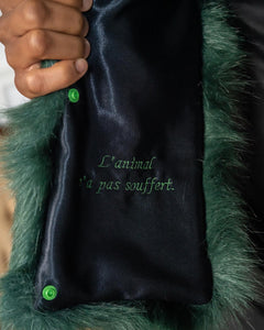 Foulard vert émeraude